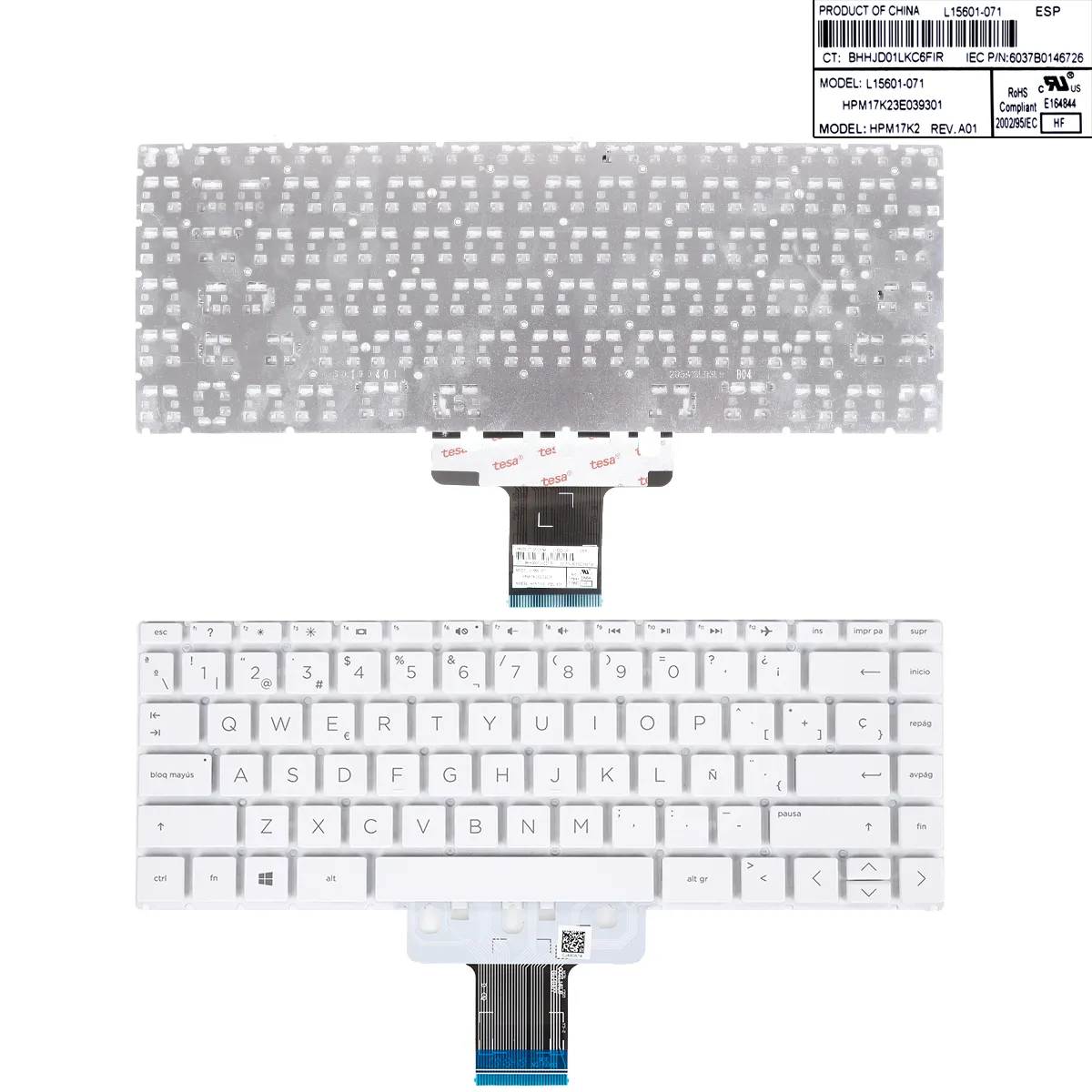 Picture of HP 14-BD 14-CC 14-CD 14m-cd 14-CE 14-CF 14-CK 14-CM WITHTE(Without Backlit,win8)